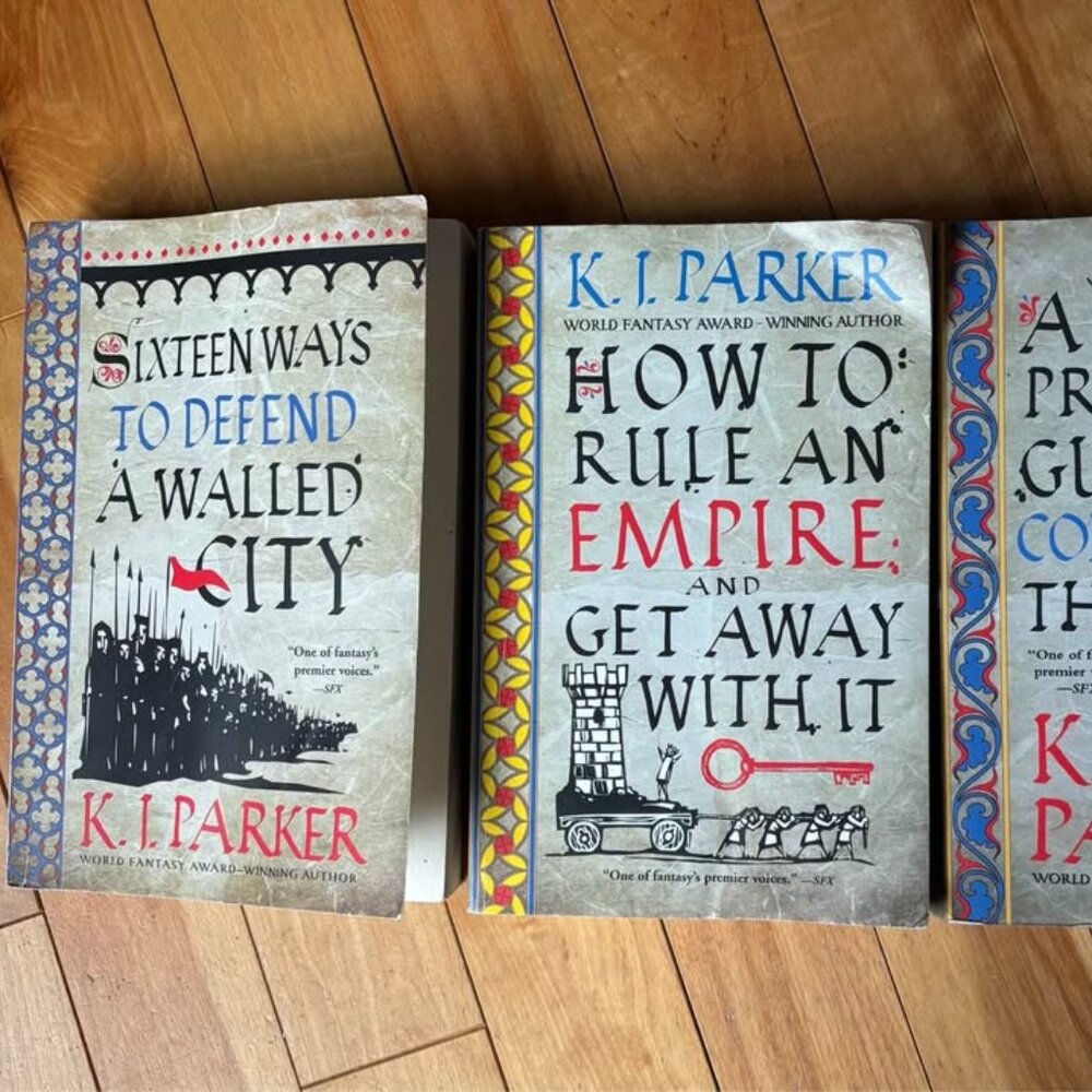 K.J Parker TRILOGUY BOOKS